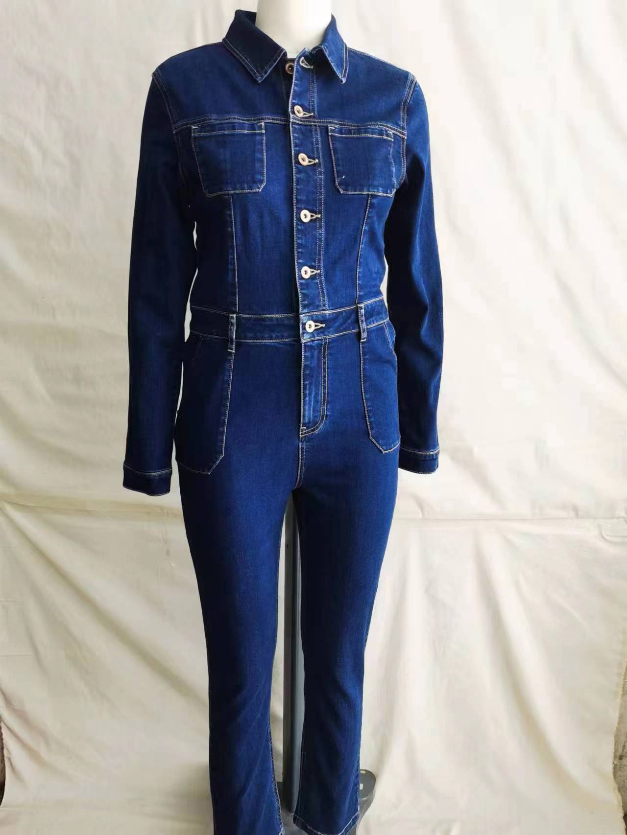 INDIGO JUMPSUITS_大連新達紡織品進出口有限公司