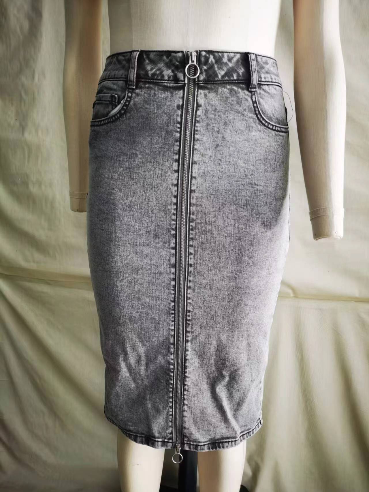 ACID WASH SKIRT_大連新達紡織品進出口有限公司